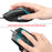 A876 wired mouse with colorful synchronized lighting, 6400dpi adjustable lighting, can turn off gaming mouse